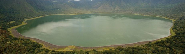 A view of Ngorongoro crater